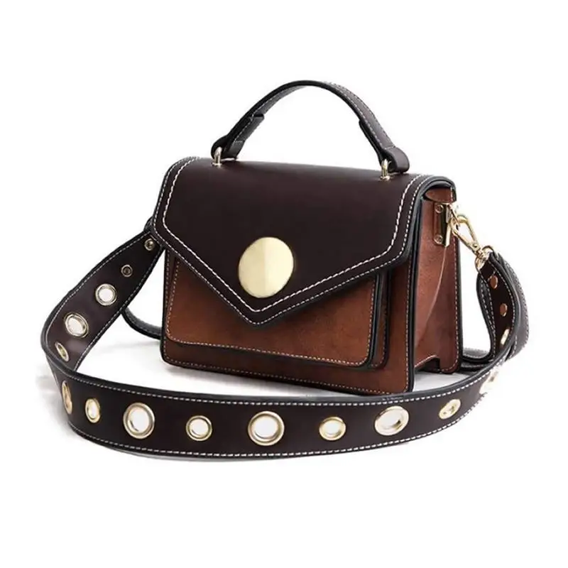 

Crossbody Shoulder Bag Mini Shoulder Bag Women Girls England Style Brown