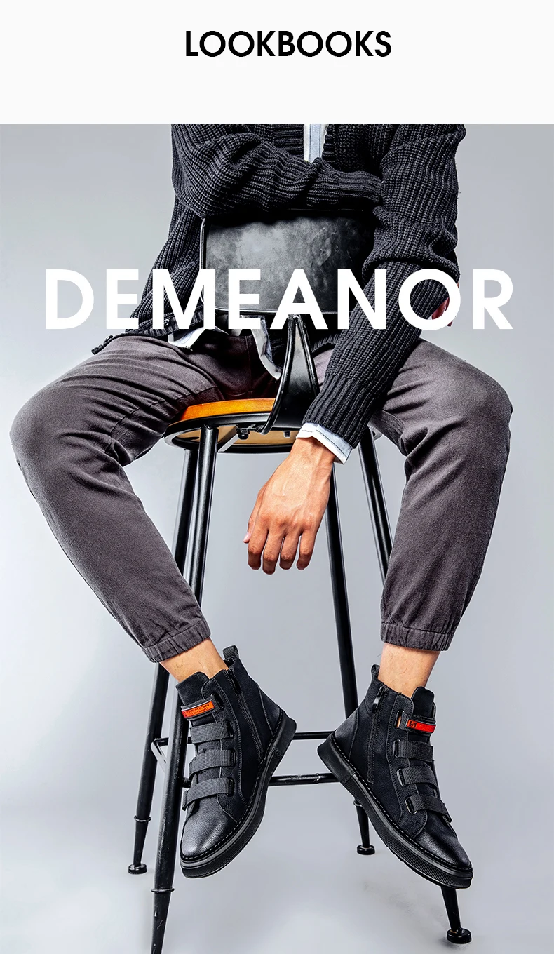 CAMTOO Spring Casual Men's Shoes Genuine Leather Men Boots Fashion Ankle Boots Platform Sneakers Comfortable Man Footwear HTB1xzxDasTxK1Rjy0Fgq6yovpXan - CAMTOO Spring Casual Men's Shoes Genuine Leather Men Boots Fashion Ankle Boots Platform Sneakers Comfortable Man Footwear