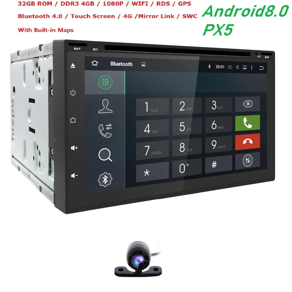Hizpo 2 din Android 8 0 Автомобильная Радио gps DVD стереосистема для Nissan Juke xtrail qashqai