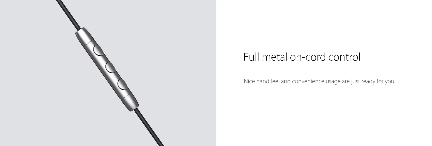 Original Xiaomi QTEJ02JY In-ear Hybrid Earphones Pro HD Dynamic Balanced Armature Driver Volume Control- Silver