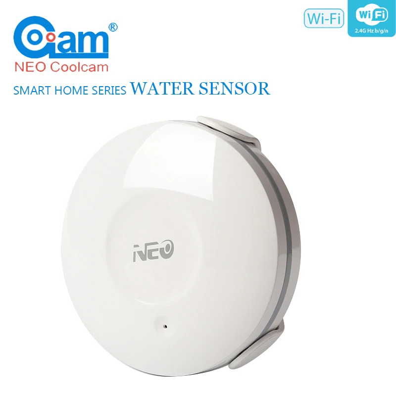 NEO COOLCAM NAS WS02W WiFi Smart Mini Wireless Water Sensor Flood Sensor Home Automation Alarm System
