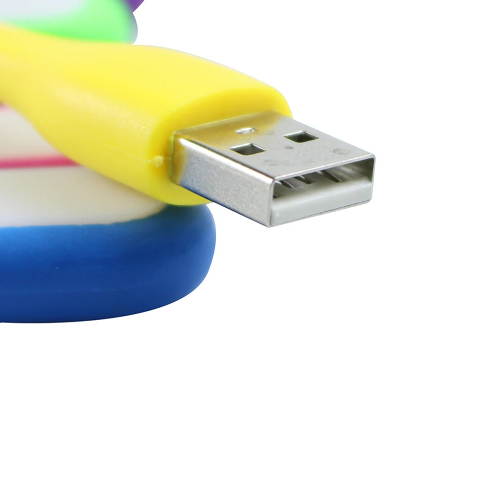 USB СВЕТОДИОДНЫЙ светильник 1 Вт белый мягкая Светодиодная лампа Гибкий