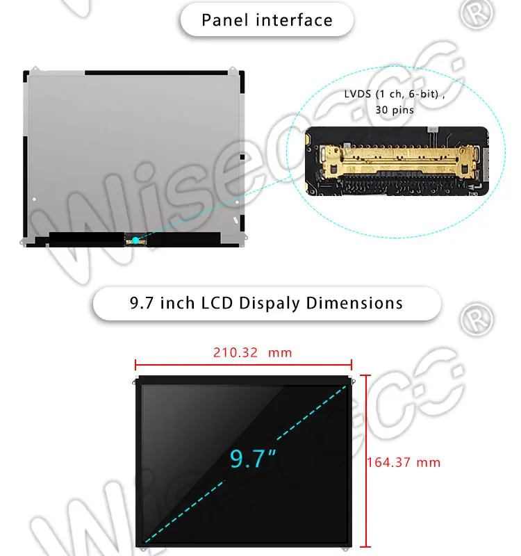 placa de controle dcin de painel de controle com resolução lcd de hd de polegadas