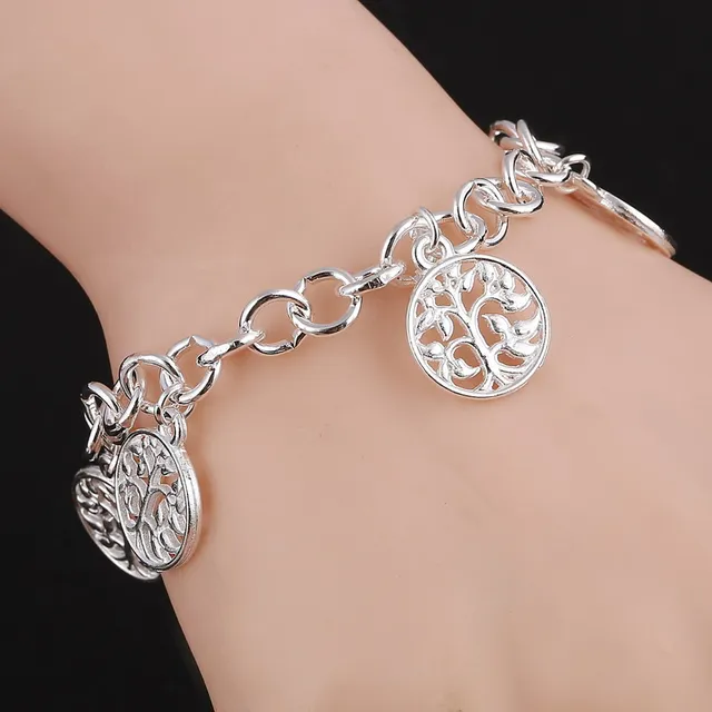 Beautiful Silver Plated Bracelet Fashionable Bridal Costume Beautiful Silver Plated Bracelet Fashionable Bridal Costume Accessory Best Fashion Jewelry For S