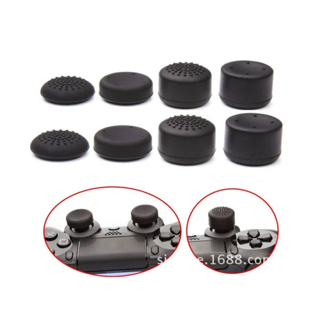 Best Price Gen Game 8pcs for PS4 Playstation DualShock 4 Pro Slim Controller Replacement Swap Thumbsticks Joystick Caps For XBOX One Elite 