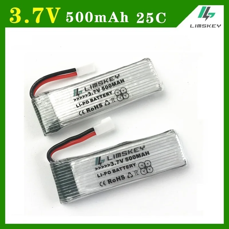 Супер 2 шт./компл. 3,7 в 500 мАч 25c Lipo батареи для H37 E50 3,7 V Аккумулятор RC беспилотный летательный аппарат для Wltoys V930 V977 V988 запасные части