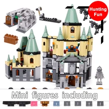 1033 Pcs 16029 Compatível 5378 Harry Potter Hogwarts Castelo 3D Mini Figuras Blocos de Construção do Modelo Kits de Brinquedos Para Crianças