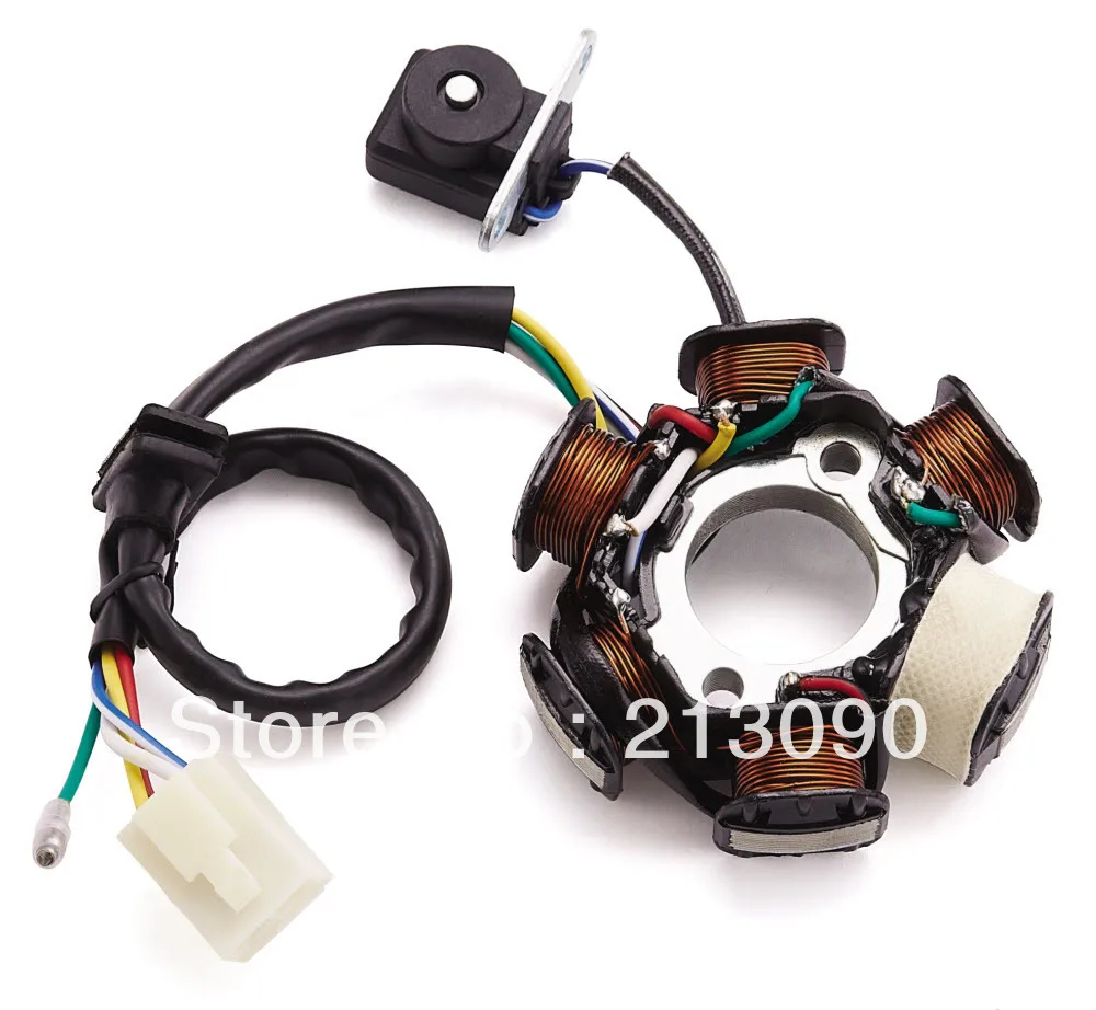 Scooter accesories 6 coils stator DY100 For 100CC coils DC in