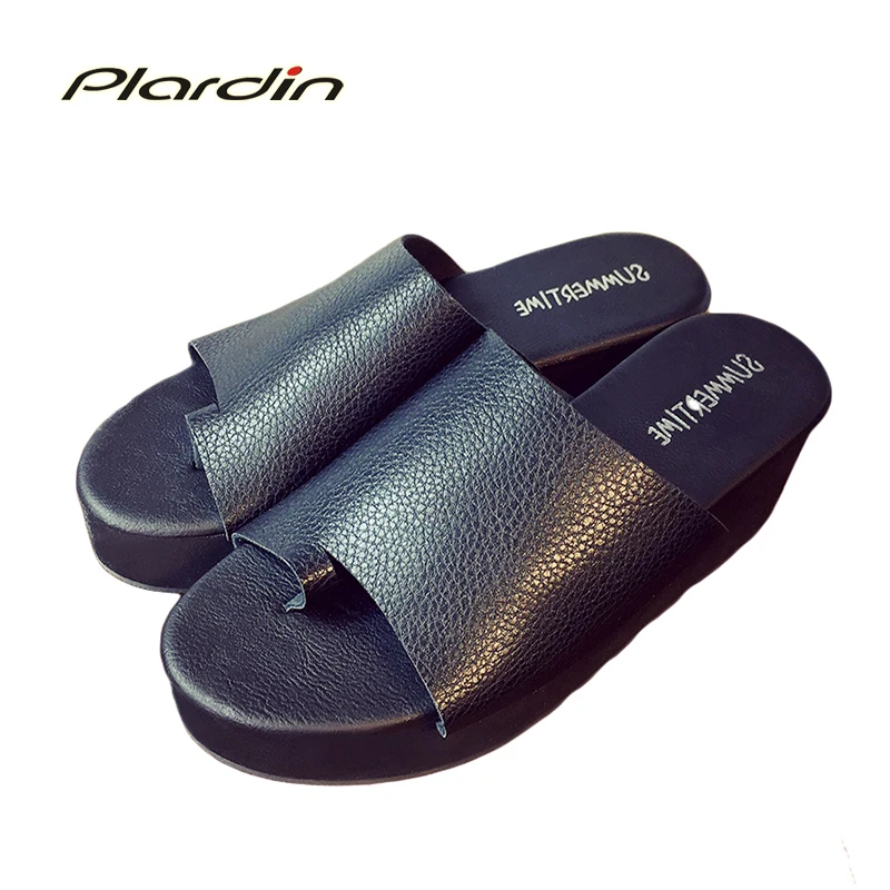 plardin 2016 font b Women b font Wedges Flip Flops font b Women s b font