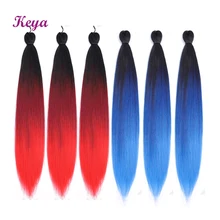 Легкая оплетка Jumbo Briads предварительно Пернатые натуральные слои 24 дюйма синтетические крючком Легкая Одежда для наращивания волос для женщин