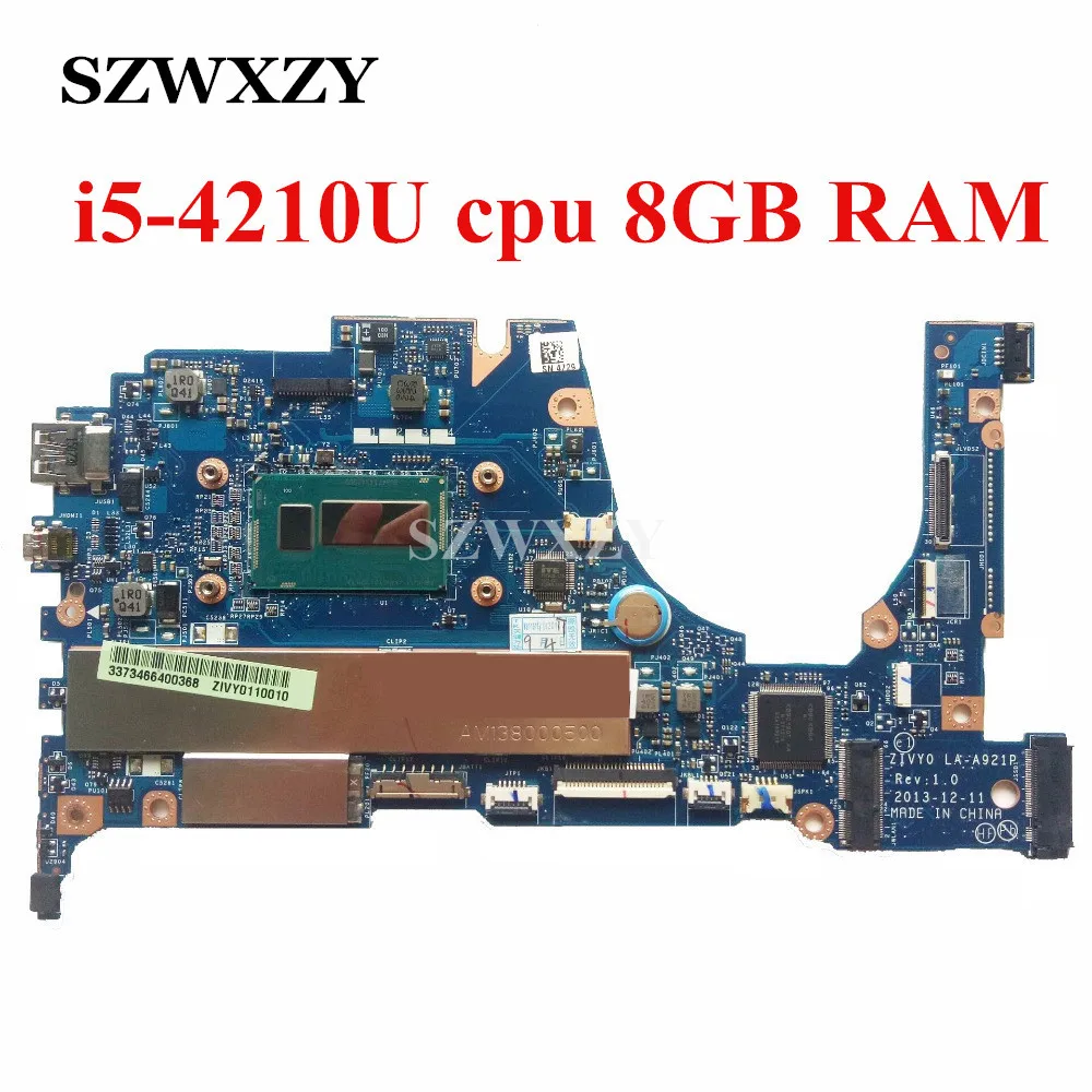 Новая FRU 5B20G19207 LA-A921P материнская плата для ноутбука Lenovo YOGA 2 13 W8S i5-4210 1 70 GHz процессор