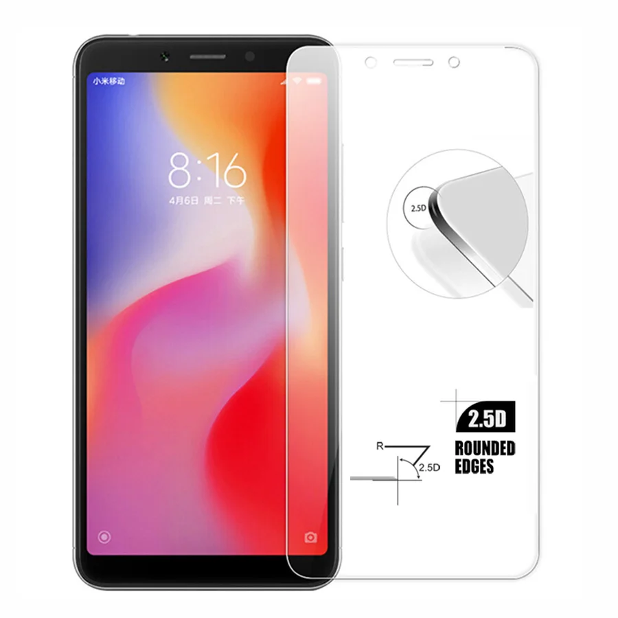 Закаленное стекло для Xiaomi Redmi 6A Note 6 Pro Защитная пленка экрана телефона Mi A2 Lite MI