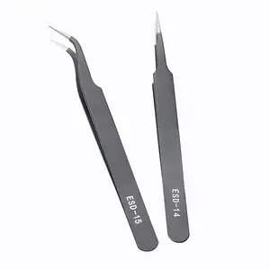 Tweezers Clamp Plier Curved Tweezers Curved Bent Tip Tweezers ESD