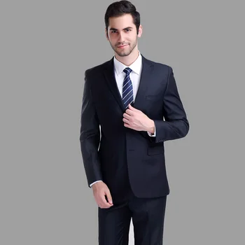 

New Custom Made men suit 2017 Single Breasted Groom Wedding Suits For Men tailored Tuxedos Men Fit Wool Suits terno masculino