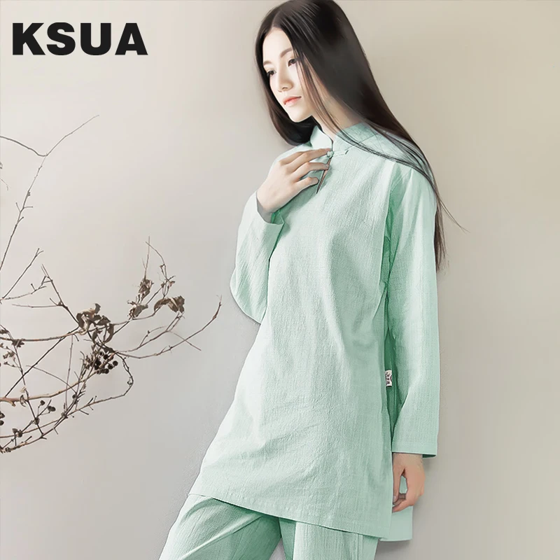 

Women Gym Cotton Sport Yoga Suit Shirt Pants Bruce Suit Yoga Set Meditation Clothing Woman Sportswear Fitness Set Tracksuit