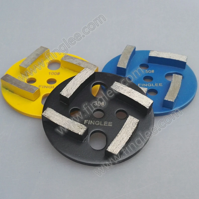 FINGLEE 100mm,ASL, Diamond concrete Grinding blade,grinding shoes,Round