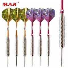 6 шт Профессиональный Металлический конкурс Сталь кончик иглы Дартс ПЭТ Перелёты Набор для спортивная игра в помещении