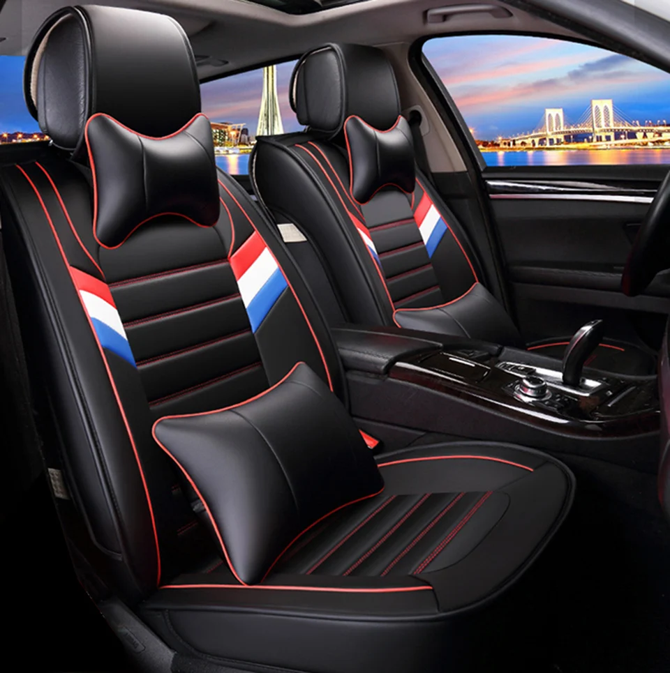 Автомобильные Кожаные чехлы для автомобильных сидений для защиты от ветра camry 40 ssangyong kyron внутренние чехлы для сидений для автомобильных аксессуаров