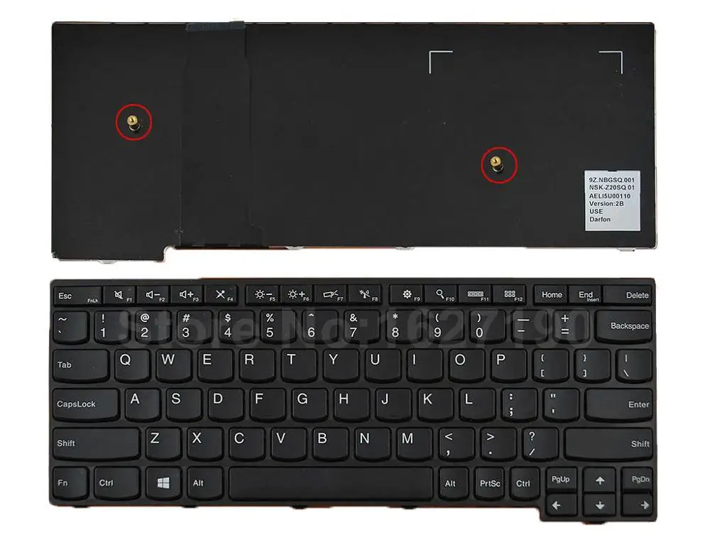  New US Laptop Keyboard For LENOVO YOGA 11E BLACK FRAME BLACK Win8 Repair Notebook Replacement keybo