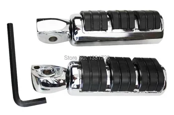 

Chrome Wing Foot Pegs Rests For 1995-2006 suzuki intruder 1400(rear)