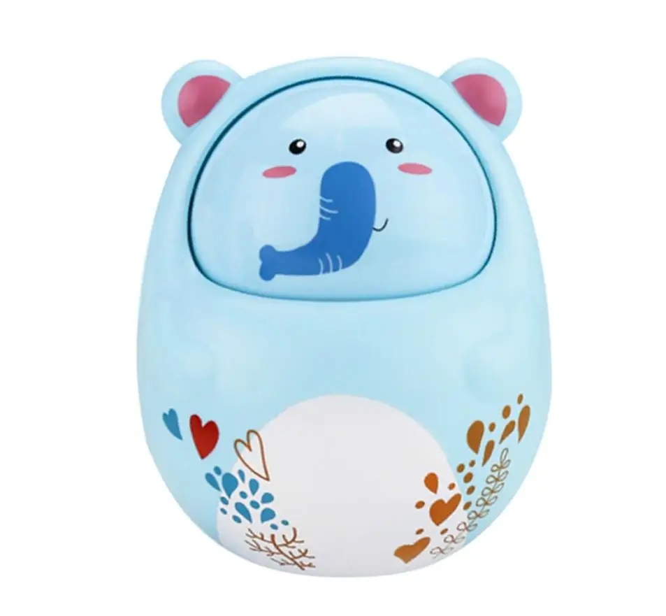Blue elephant LeadingStar милые Животные игрушка-неваляшка Новинка кивающая кукла со звуком Развивающие Игрушки для маленьких детей zk30 - Цвет: Blue elephant