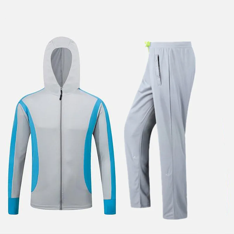 top and pants 4 Мужская одежда для пешего туризма, альпинизма, велоспорта, рыбалки, профессиональная летняя дышащая быстросохнущая Мужская рубашка с защитой от ультрафиолета, homme, Размер 3XL - Цвет: top and pants 4