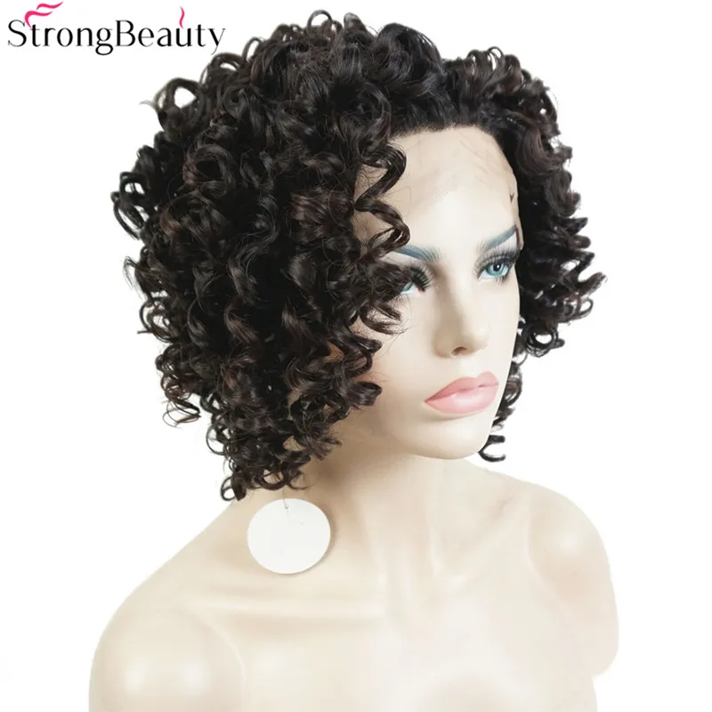 short Lace Front Kinky Curly wig for black women -DSC05983__
