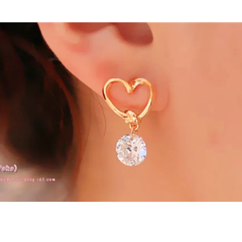 

2019 Tin Alloy Heart Offer Brincos Earings Tassel Earrings Yiwu Factory Direct Sale Han Edition Wholesale Fashion Jewelry Love