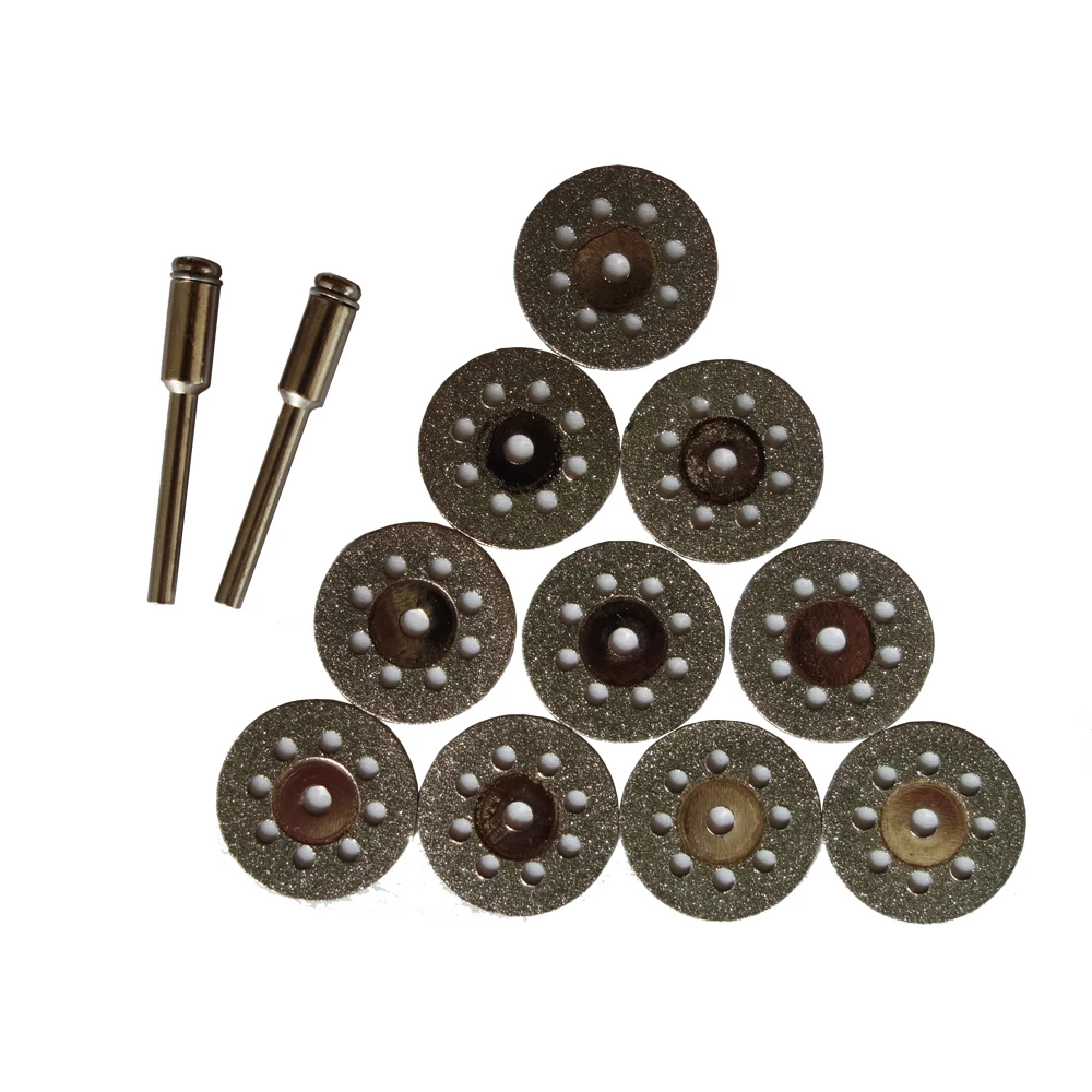 10pcs 22mm diamond cutting discs tool for cutting stone cut disc abrasives cutting dremel rotary