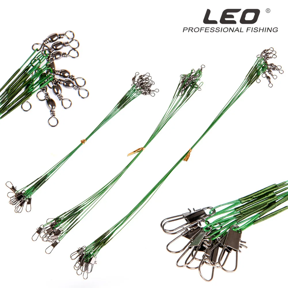 High Carbon Stainless Steel Fishing Lure Trace Wire 15cm 20cm 25cm Anti