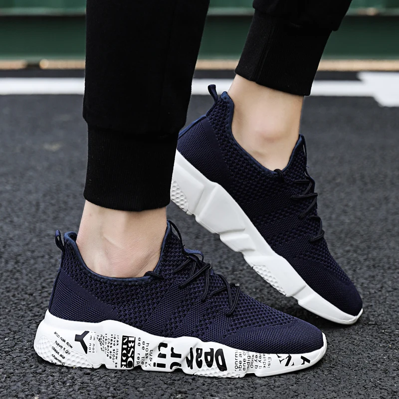 46 Tricô Sneakers Respirável Flats Unidade de