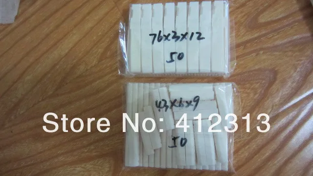 

Bone Nut Bone Saddle 6strings for acoustic guitar 43mm /30piece can do OEM