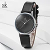 Shengke Ladies Watches Black Fashion Leather Wrist Watch Female Clock Reloj Mujer 2022 SK Luxury Brand Women Quartz Watch ► Photo 3/6