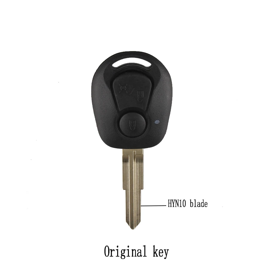 2 кнопки дистанционного ключа чехол для Ssangyong Actyon Kyron Rexton HYN10 смарт-ключ брелок чехол Оригинальные ключи - Количество кнопок: Original