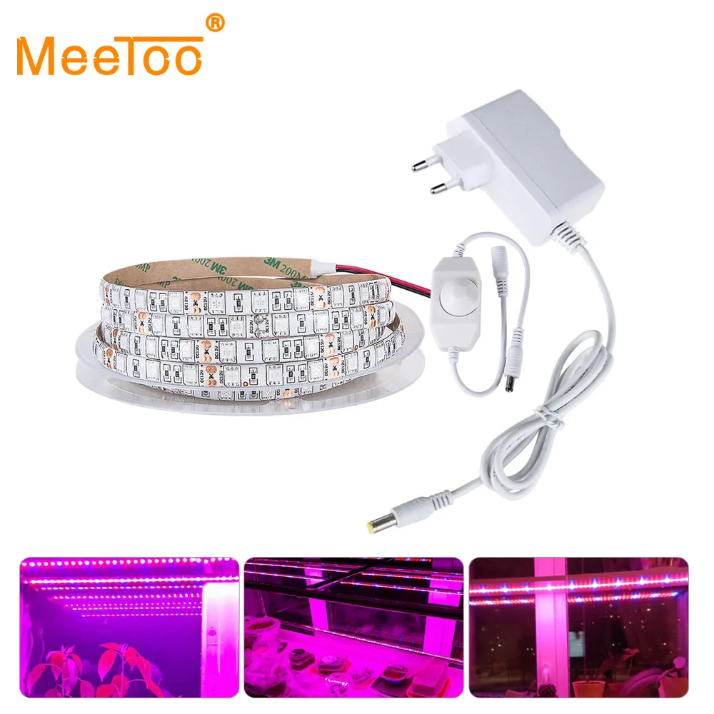 Details about   12V LED Plant Grow Strip Full Spectrum Red Blue for Greenhouse Seedling Hydropon 