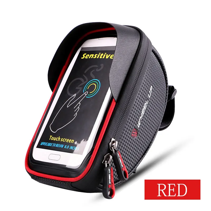 Держатель для телефона на велосипед, подставка для мобильного телефона для iPhone 6S 7 8 plus, samsung S9, смартфон suporte celular carro, водонепроницаемый чехол - Цвет: Красный