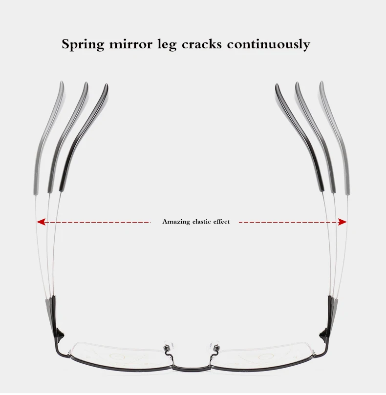 Прогрессивные многофокальные очки для чтения, переходные женские и мужские металлические оправы для очков дальнего и ближнего двойного назначения