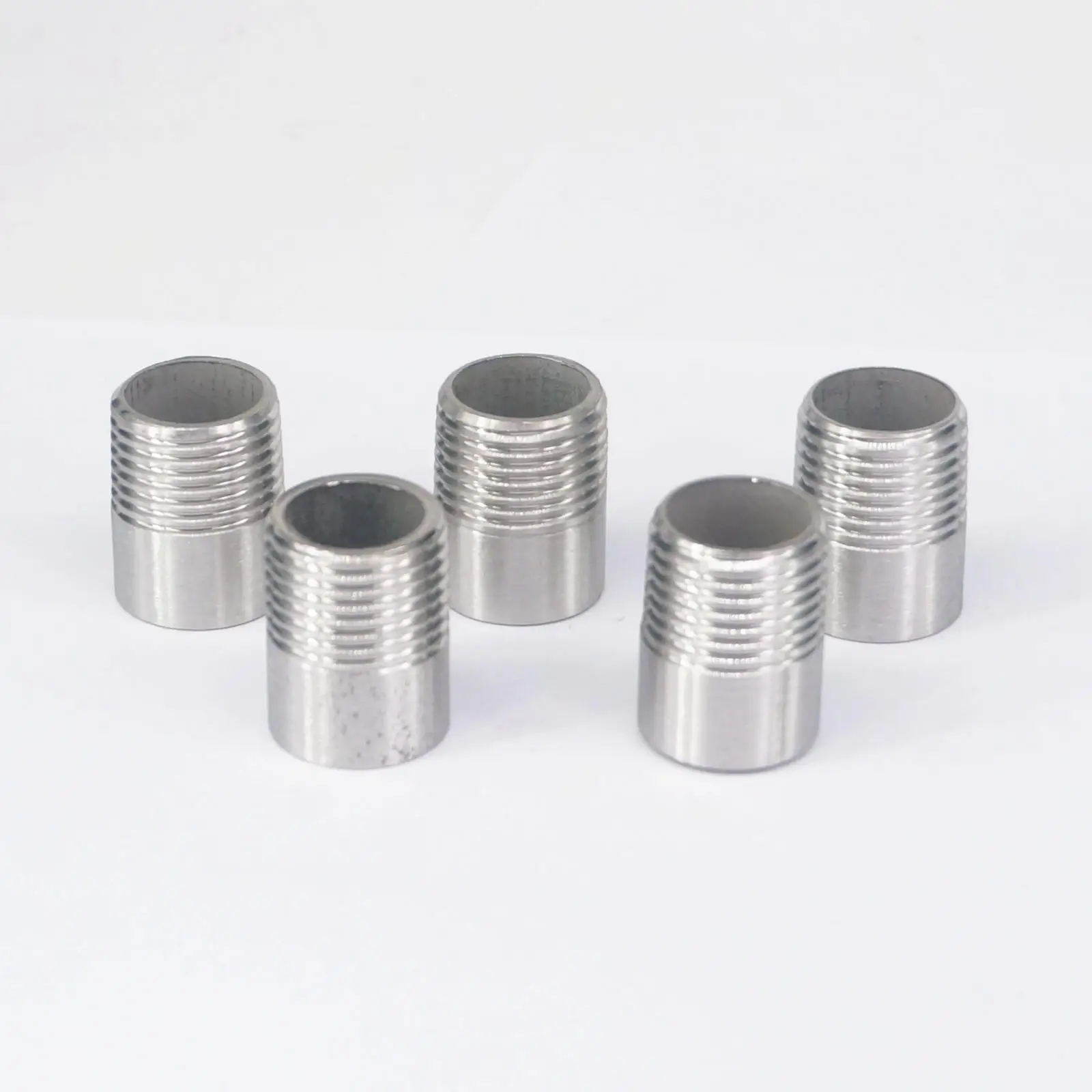 

LOT 5 1/2" BSP Female Thread 304 Stainless Steel Pipe Fitting Weld Nipple Coupling Connector For Water Oil Air
