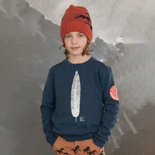 Europe and the United States foreign trade children ‘s clothing feather sweater winter thick pull hair child sweater.