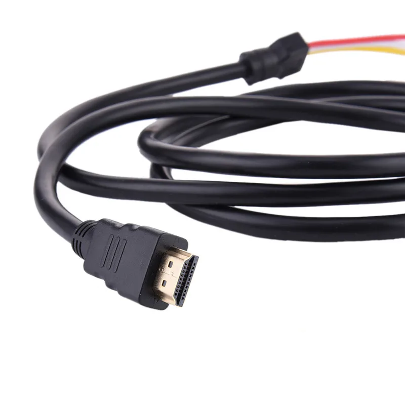 1.5 M HDMI إلى 3 RCA HDMI كابل الصوت AV محول الذكور إلى الإناث الصوت و الفيديو كابل AV للتلفزيون الكشافات