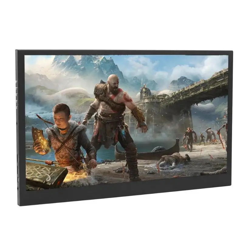 

13.3 Inch HDR Portable Monitor 1920x1080P IPS LCD Screen Display LED Monitors with Type-C Cable for HDMI PS4 XBOX One game Gifts