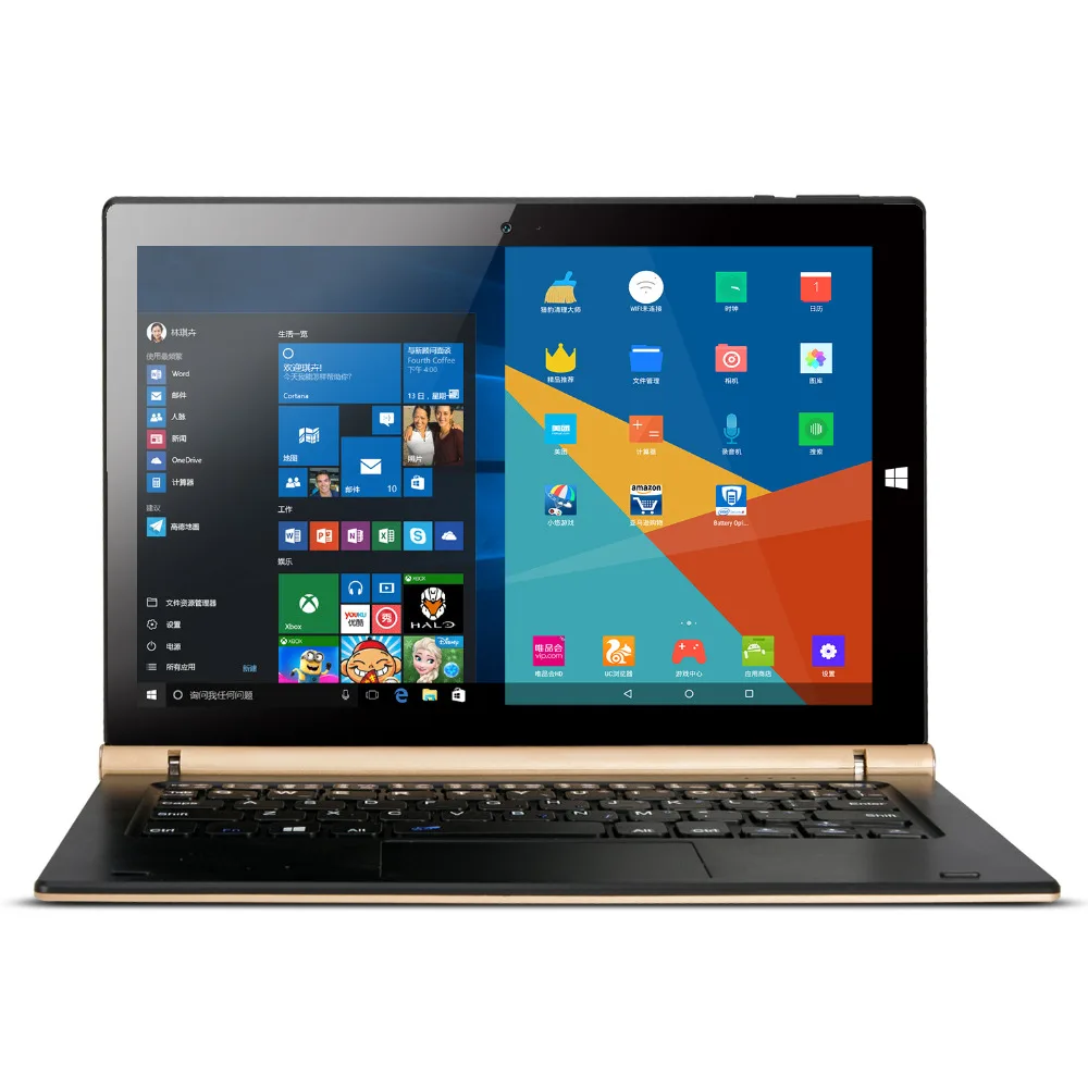 

Onda oBook 20 Plus Dual-OS Tablet PC intel Quad-Core 4GB RAM 64GB Rom 10.1 inch 1920*1200 IPS Win 10 + Android 5.1 Golden color