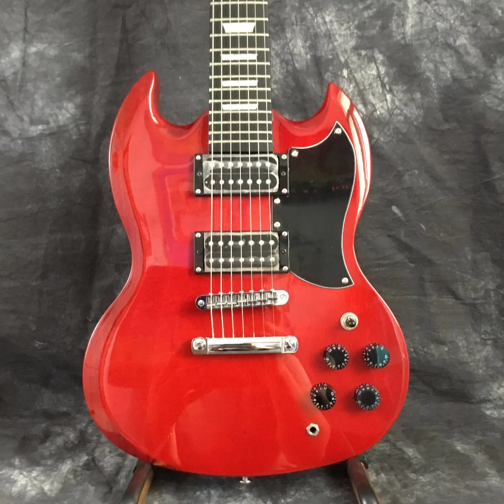 

2018 high quality 7 string sg guitar, red wine sg400 electric guitar, all colors available, real photos free shipping