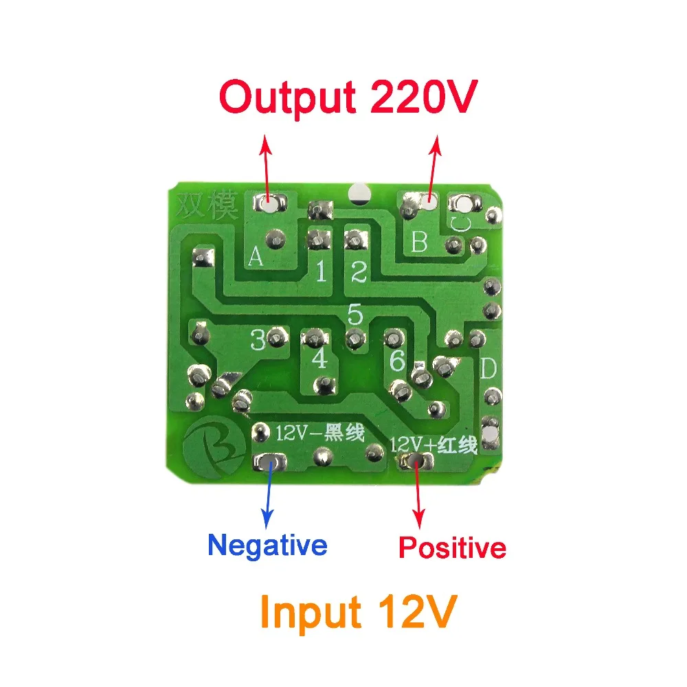 40 Вт DC-AC инвертор Питание 12 V-220 V повышающий трансформатор наддува модуль