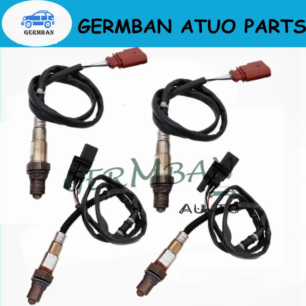 

Set of 4 Upstream & Downstream Oxygen Sensor For Audi A4 Quattro 2005-2006 A4 05 3.0L 06A906262AJ, 06A906262BG, 06A906262BM