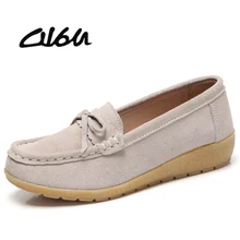 O16U/осенние женские лоферы; туфли на плоской подошве; балетки на плоской подошве; женские мокасины без шнуровки; замшевые женские повседневные водонепроницаемые мокасины; большие размеры