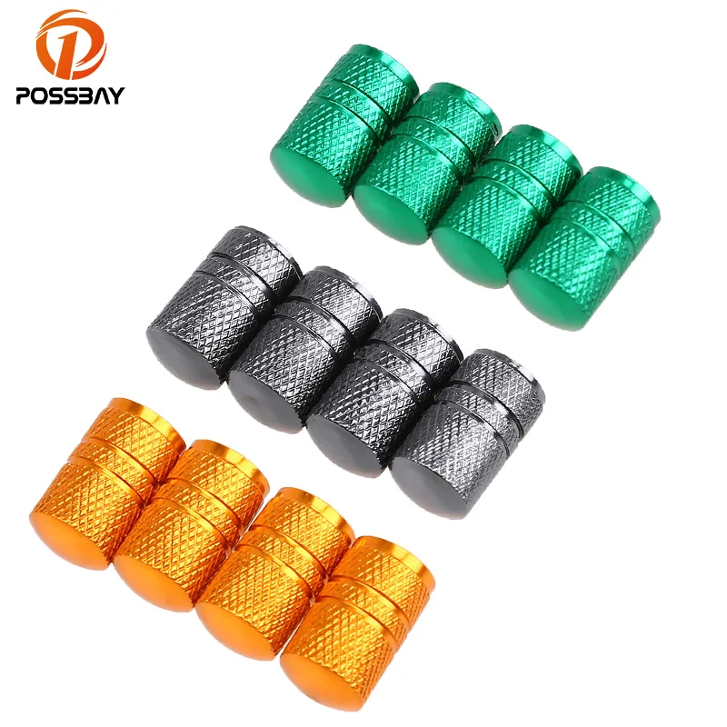 

POSSBAY Universal Car Motorcycle Bike Tire Wheel Valve Cap Dust Covers Car Styling for Audi Ford BMW Toyota VW Tyre Accessories