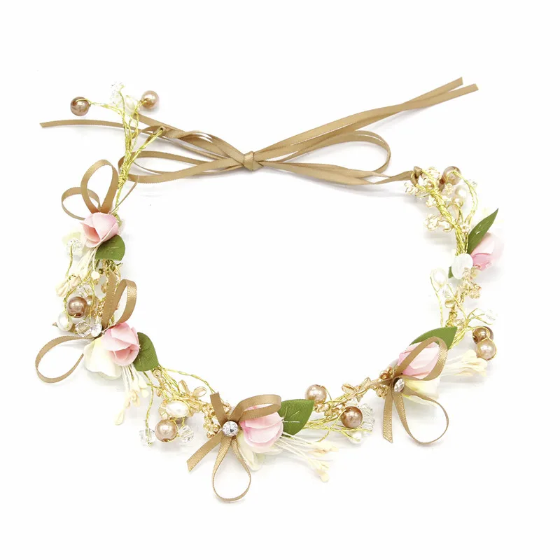 2018 г. женские ручной работы цветок Свадебные заставки head jewelry аксессуары для