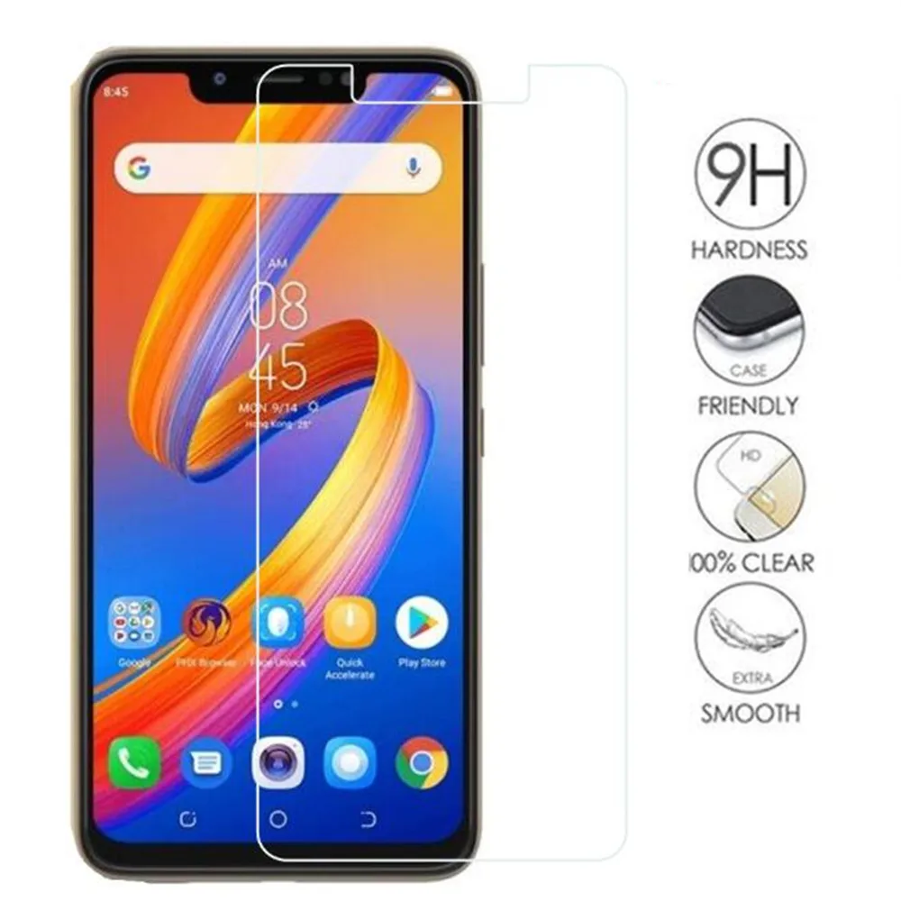Закаленное стекло для Tecno Spark 3 16 2 защитное мобильный телефон пленка стеклянный