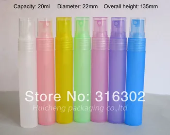 

300 x 20ml Plastic PP Mist Spray Bottle Fragrance Packaging Atomizer 5ml,8ml 10ml15ml is available